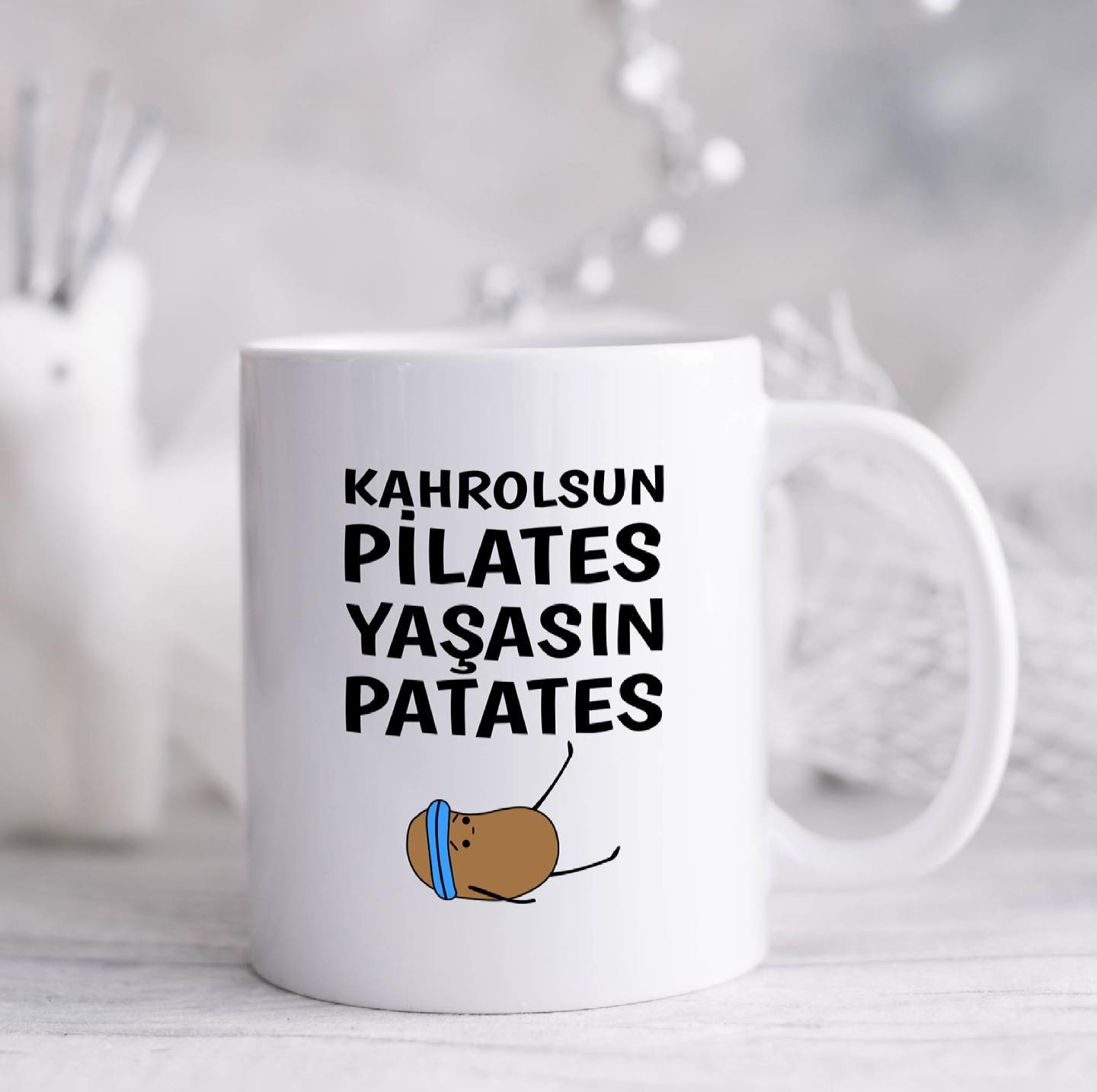 "Kahrolsun Pilates Yaşasın Patates" Kupa